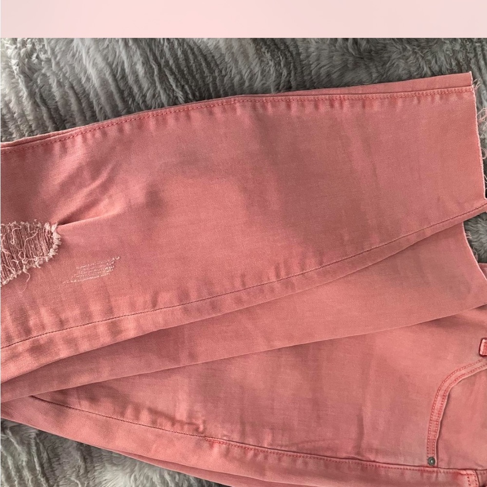 True Religion Pink Straight Leg Jeans